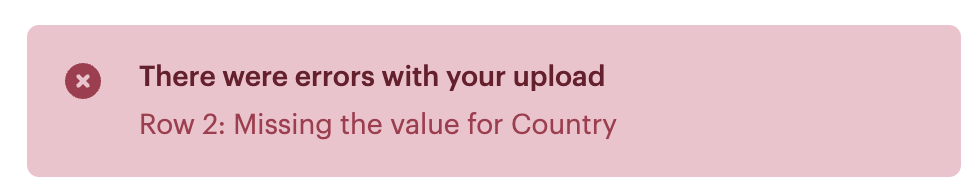 Screenshot from Fix Excel and CSV upload errors