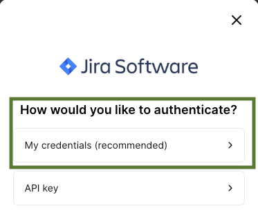 Screenshot from Connect Jira