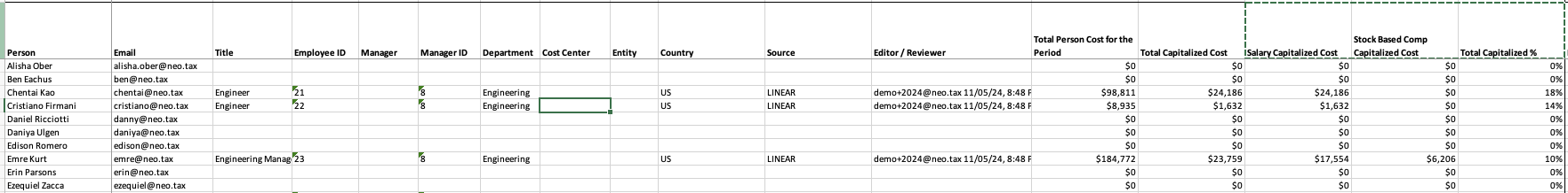 Screenshot from Q1 2025 product update