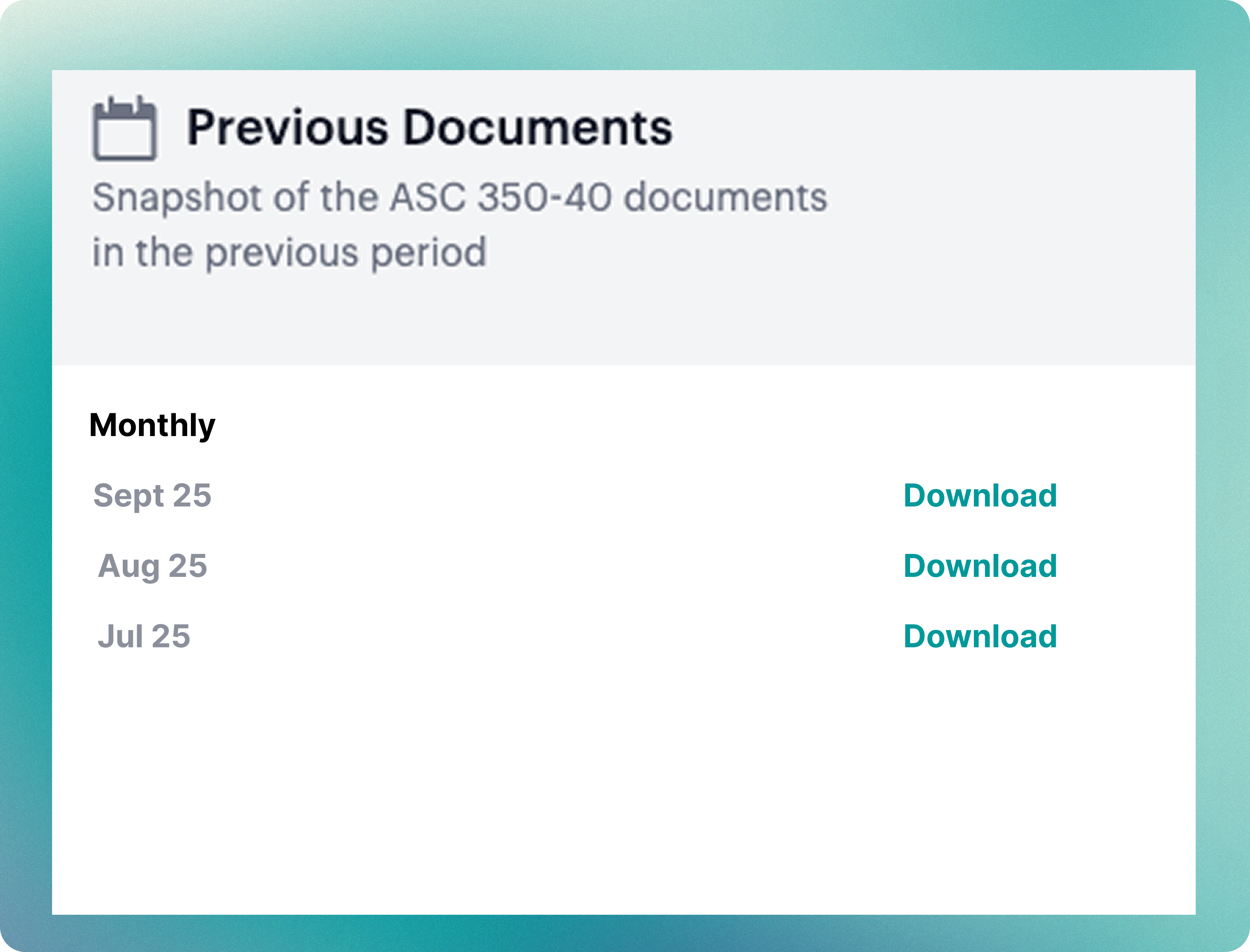Screenshot from October 2025 product update