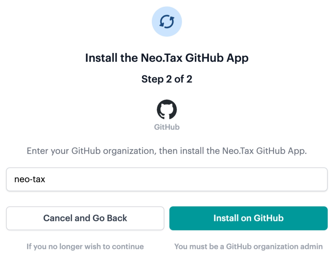 Screenshot from Connect GitHub with the GitHub App