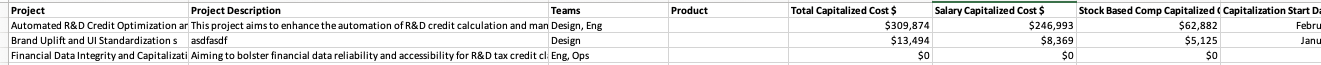 Screenshot from Q1 2025 product update